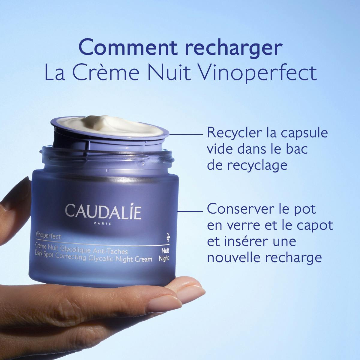 Crème Nuit Anti-Taches à la Viniférine & Acide Glycolique - Recharge