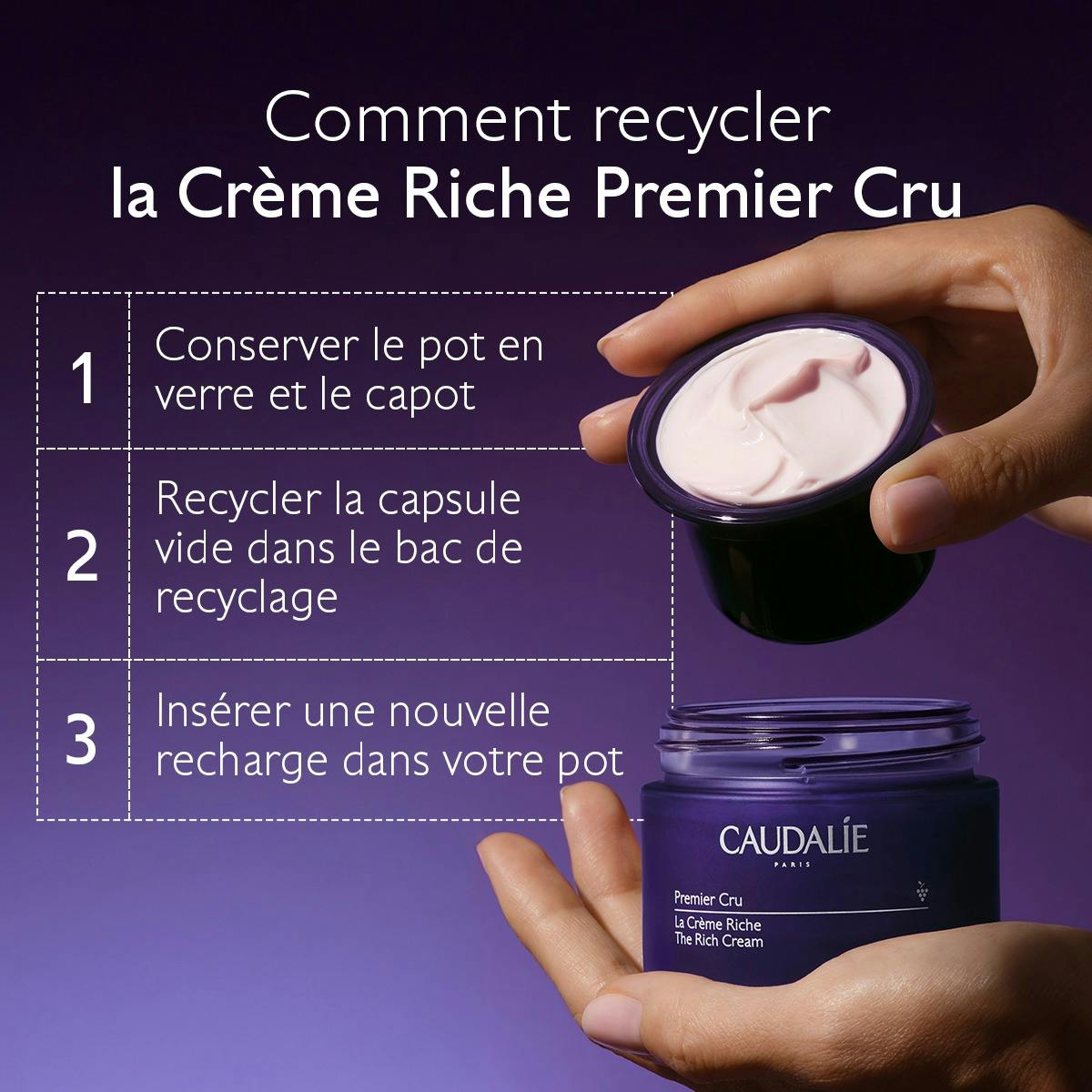 La Crème Riche au Brevet Longévité & bio-céramides - Recharge