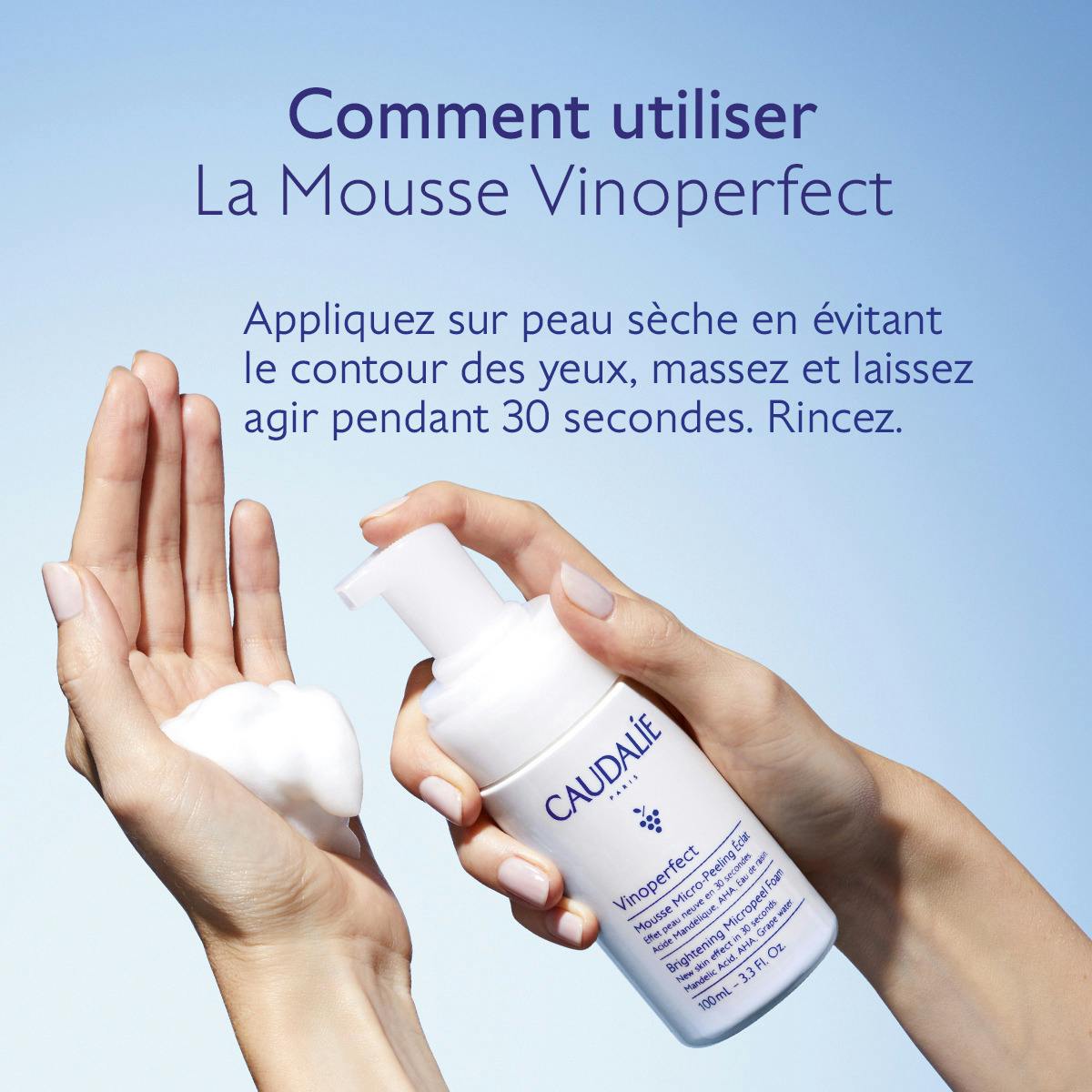 Mousse Micro-Peeling Éclat à l'Acide Mandélique (AHA) - 100ml